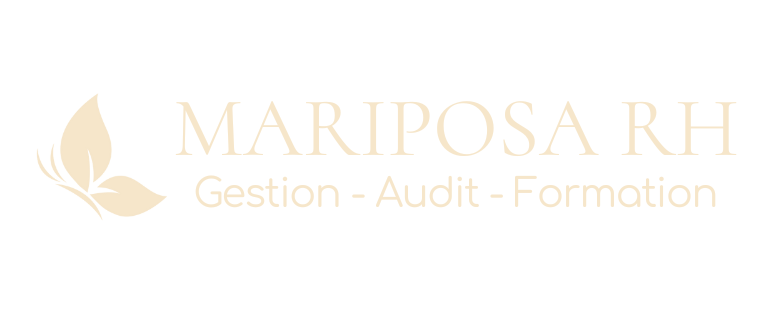 icône Mariposa-RH, papillon beige et gestion, audit, formation sur fond transparent